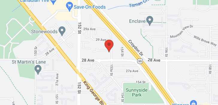 map of 15348 28A AVENUE
